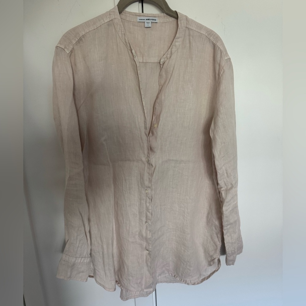Women's Dusty Rose Button-Up Top